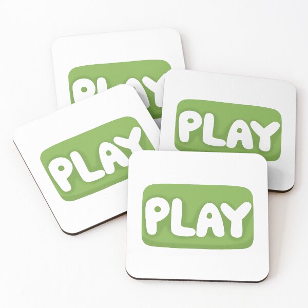 Item preview, Cute Green Play Button Design designed and sold by Porpor Artwork.