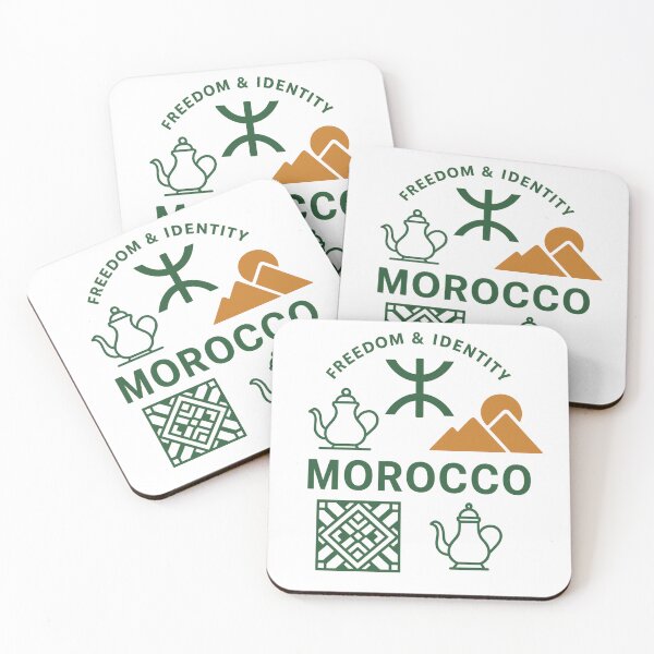 Item preview, Moroccan Minimalist Design | Amazigh Freedom Symbol | Modern Morocco Art designed and sold by Perfectstyles.