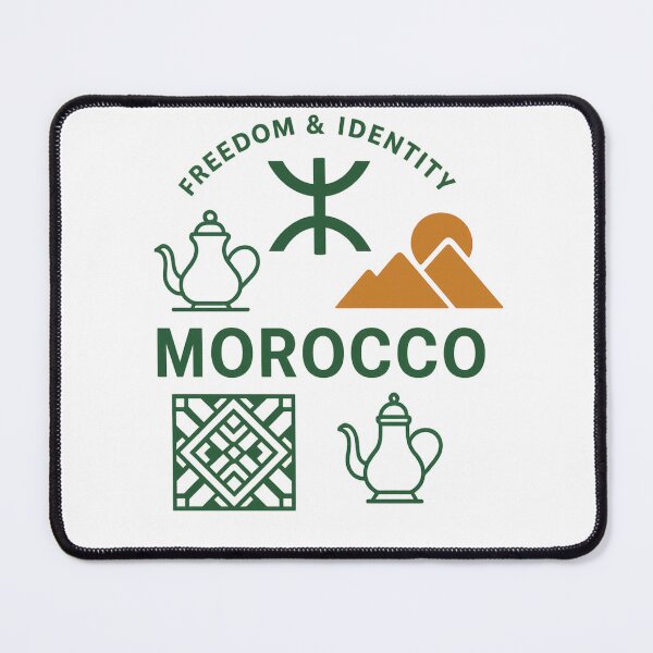 Item preview, Moroccan Minimalist Design | Amazigh Freedom Symbol | Modern Morocco Art designed and sold by Perfectstyles.