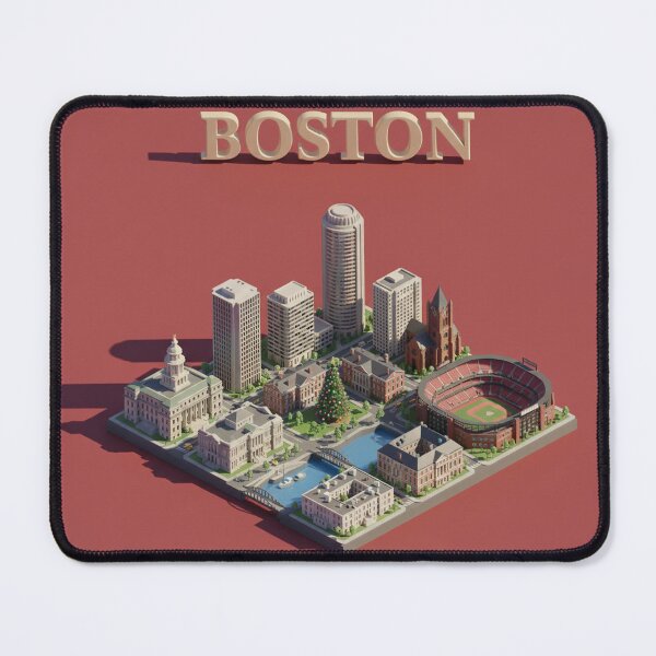 Item preview, Christmas in the City - Boston designed and sold by thinkbuildburn.