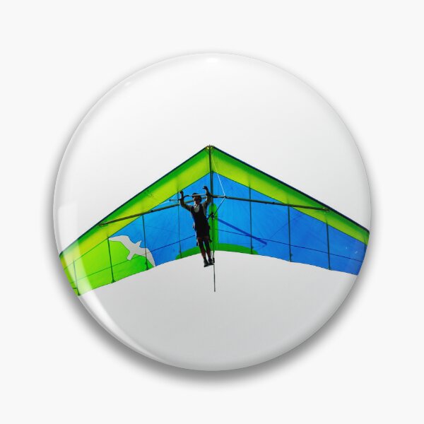 Item preview, Hang Glider Rising - Blue and Green designed and sold by craigm.
