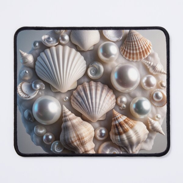 Item preview, Elegant Seashells and Pearls Arrangement designed and sold by EsraaCreations.