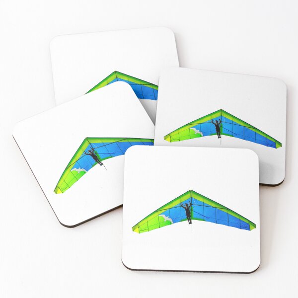 Item preview, Hang Glider Rising - Blue and Green designed and sold by craigm.