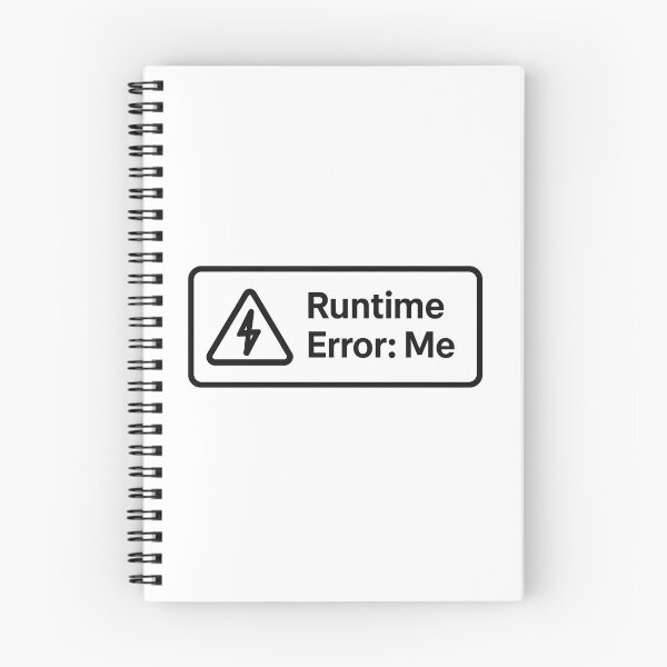 Item preview, Minimal Runtime Error Dev Life Meme designed and sold by techy-rrr.