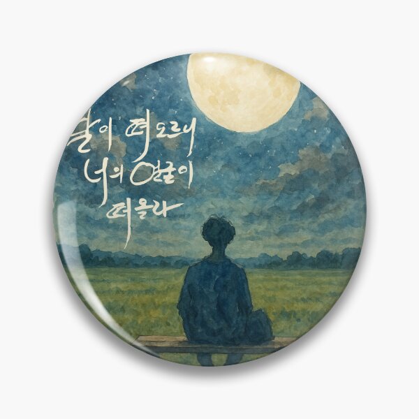 Item preview, As the moon climbs the sky, it brings your face to me. designed and sold by K-Brush.