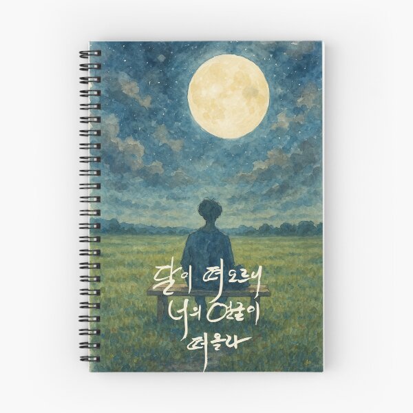 Item preview, As the moon climbs the sky, it brings your face to me. designed and sold by K-Brush.