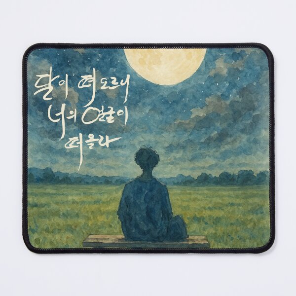 Item preview, As the moon climbs the sky, it brings your face to me. designed and sold by K-Brush.