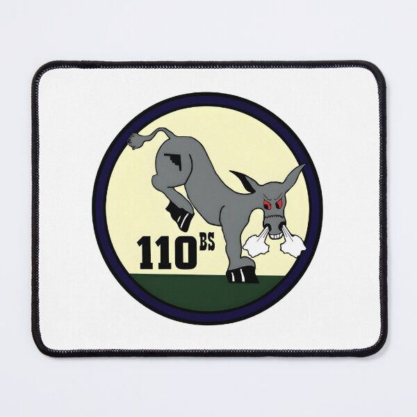 Item preview, 110th Bomb Squadron Bucking Donkey Emblem designed and sold by CharlieDesings.