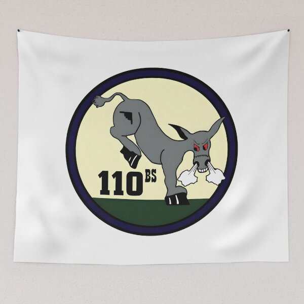 Item preview, 110th Bomb Squadron Bucking Donkey Emblem designed and sold by CharlieDesings.