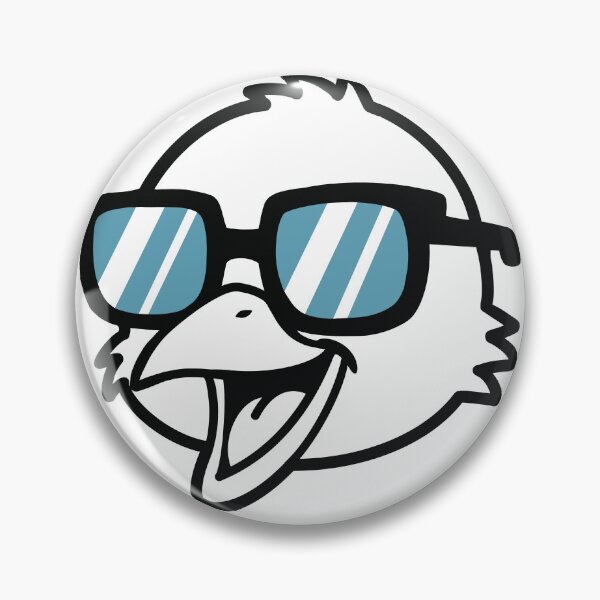 Item preview, Cool Bird with Sunglasses – Funny Bird Head Cartoon designed and sold by holywarter.