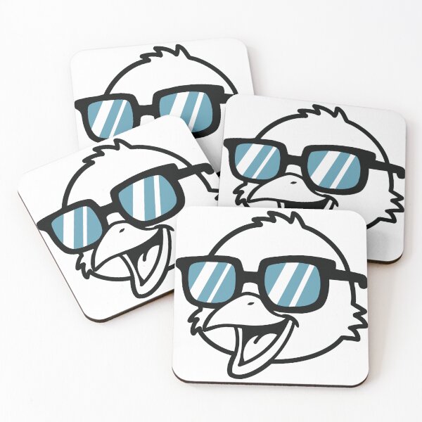 Item preview, Cool Bird with Sunglasses – Funny Bird Head Cartoon designed and sold by holywarter.