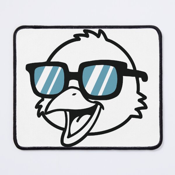 Item preview, Cool Bird with Sunglasses – Funny Bird Head Cartoon designed and sold by holywarter.
