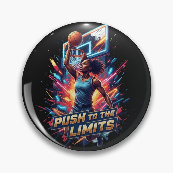 Item preview, Push to the Limits Basketball T-Shirt Design | Slam Dunk Pop Art Graphic designed and sold by BoldBloomArt.