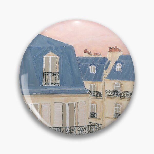 Item preview, Peacefull view of buildings in Paris designed and sold by Poptsy-Ez.