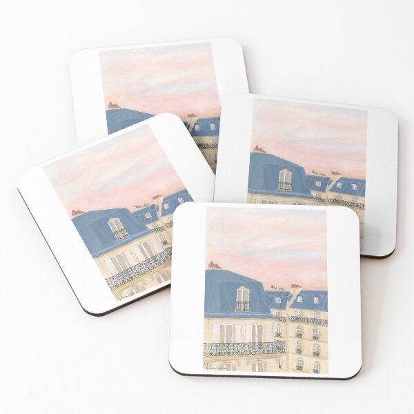 Item preview, Peacefull view of buildings in Paris designed and sold by Poptsy-Ez.