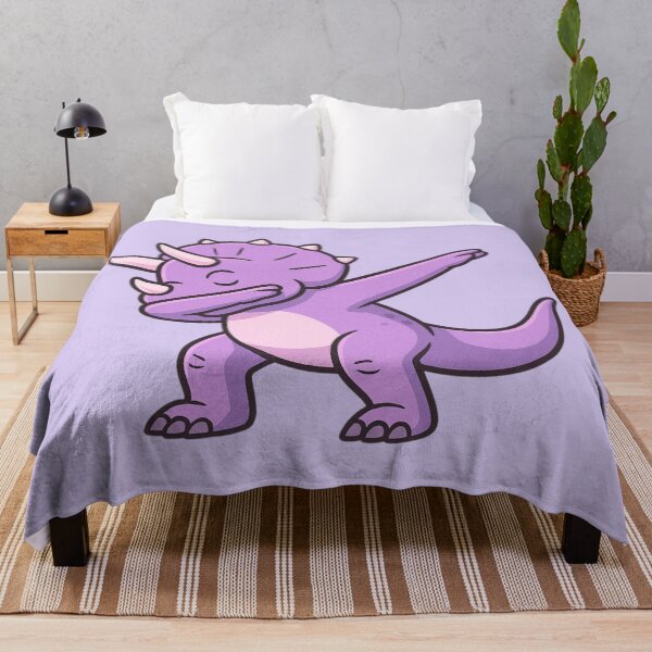Item preview, Dabbing Triceratops – Cute Purple Dino designed and sold by Ivy-Triggs.