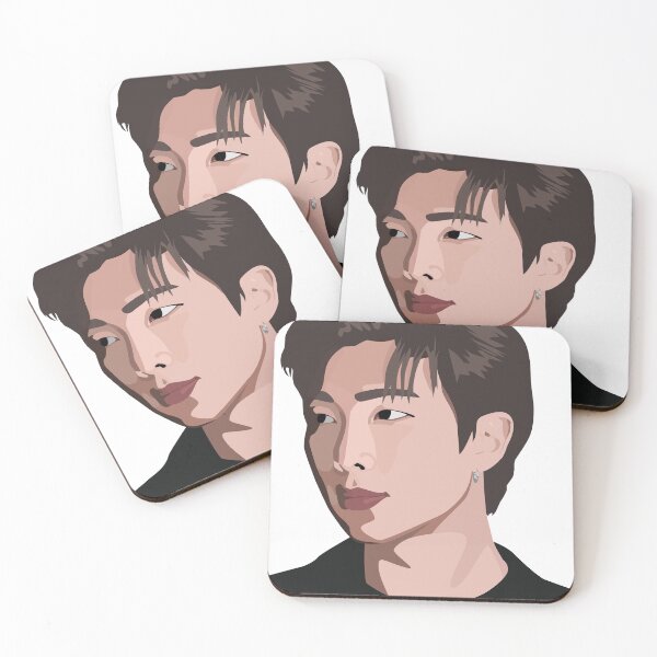 Item preview, RM of BTS in a stunning vector digital portrait. designed and sold by Aome22.