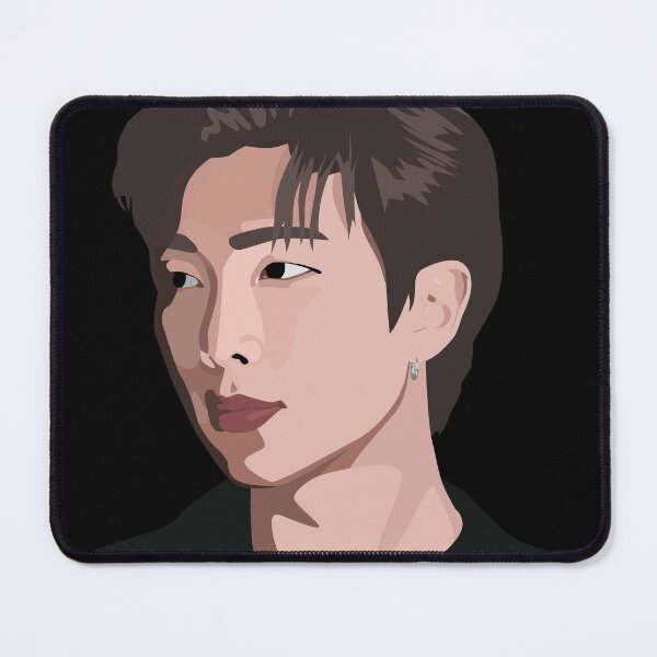 Item preview, RM of BTS in a stunning vector digital portrait. designed and sold by Aome22.