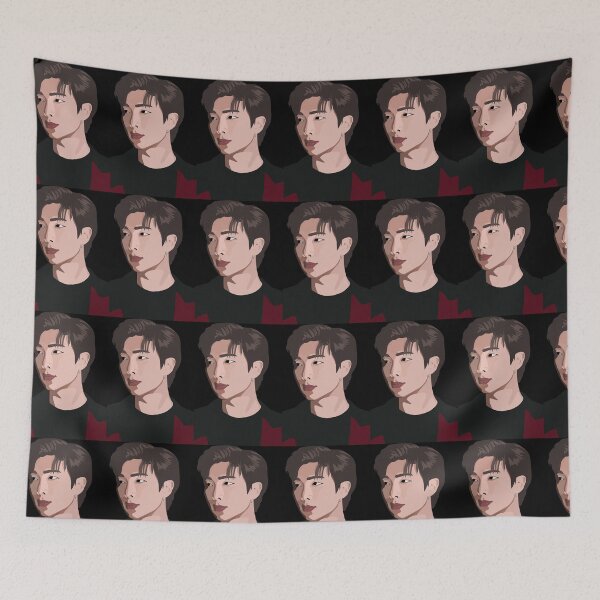 Item preview, RM of BTS in a stunning vector digital portrait. designed and sold by Aome22.