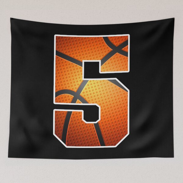 Item preview, Basketball Birthday 5 Sports Number Five Design designed and sold by JRRTs.