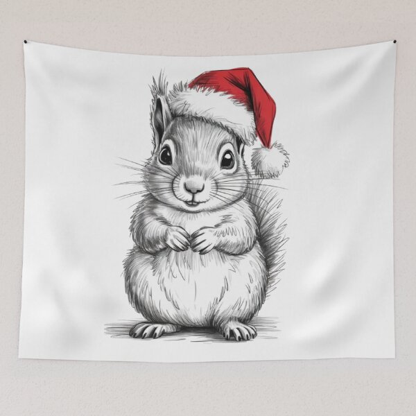 Item preview, Little Christmas Squirrel designed and sold by SztylishDesigns.