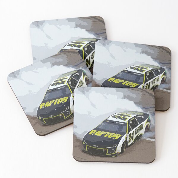 Item preview, William Byron making a donut in his 2025 Nascar Cupcar watercolor designed and sold by Rodissimus1984.
