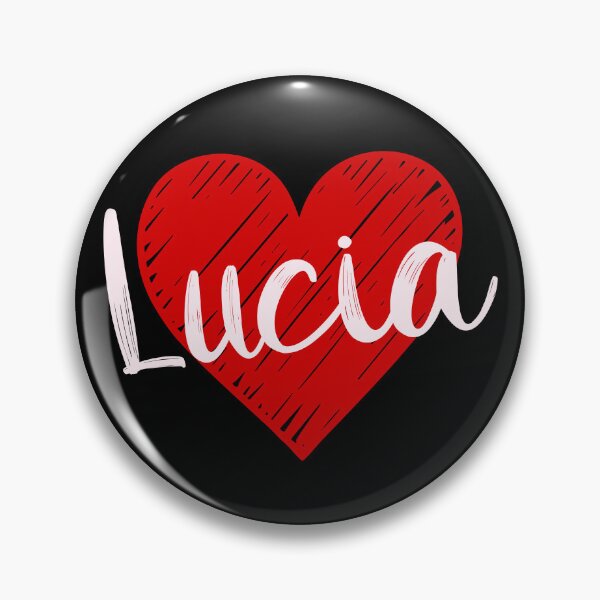 Item preview, Lucia Name Red Heart  designed and sold by Jeallan Designs.