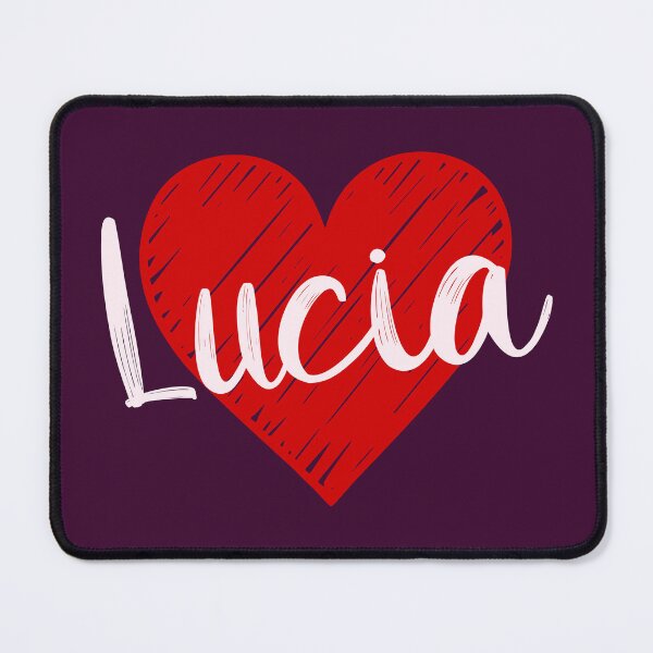 Item preview, Lucia Name Red Heart designed and sold by Jeallan Designs.