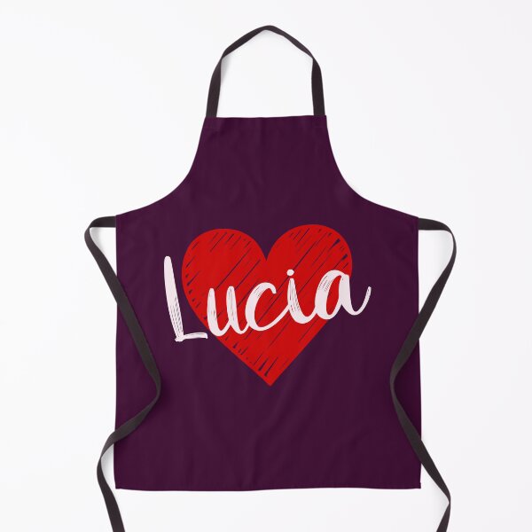 Item preview, Lucia Name Red Heart designed and sold by Jeallan Designs.