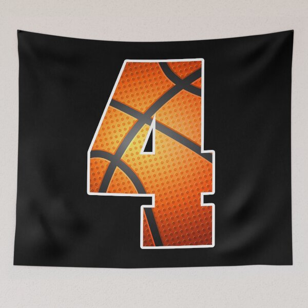 Item preview, Basketball Birthday 4 Sports Number Four Design designed and sold by JRRTs.