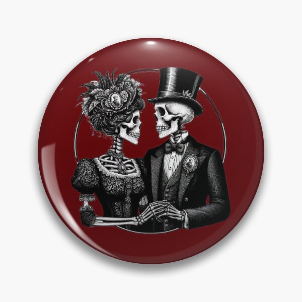 Item preview, Skeleton Lovers – Cute Romantic Couple designed and sold by Roberta Calabrese.