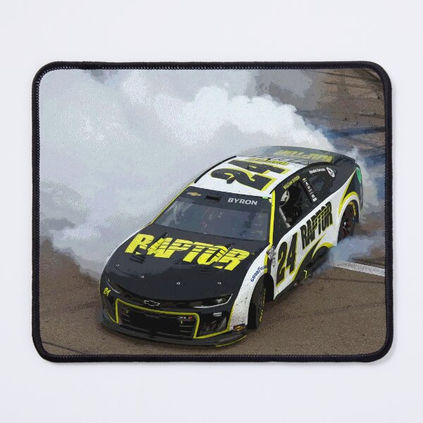 Item preview, William Byron making a donut in his 2025 Nascar Cupcar abstract designed and sold by Rodissimus1984.