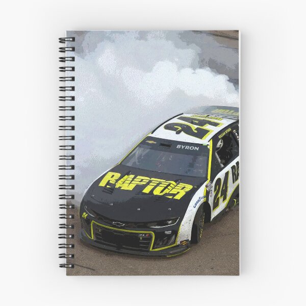 Item preview, William Byron making a donut in his 2025 Nascar Cupcar abstract designed and sold by Rodissimus1984.