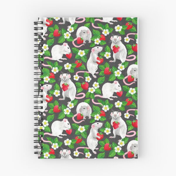 Item preview, Rats Love Strawberries on dark grey designed and sold by micklyn.