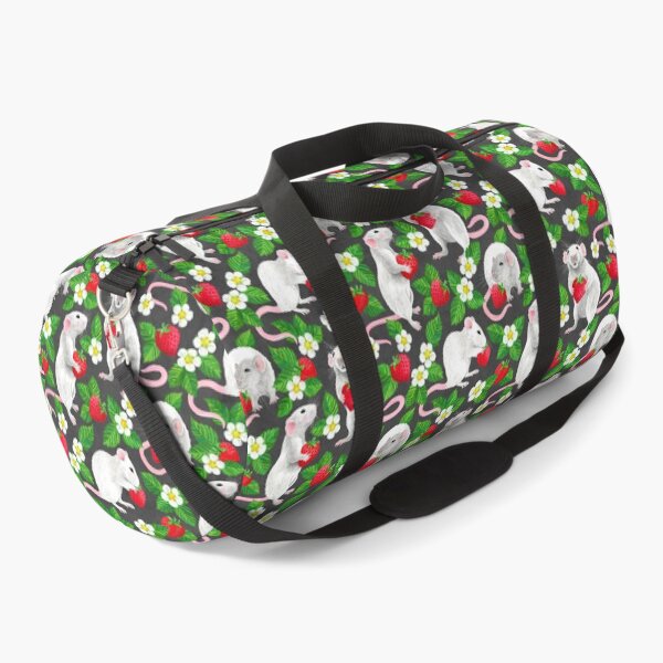 Item preview, Rats Love Strawberries on dark grey designed and sold by micklyn.