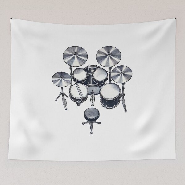 Item preview, Drum Kit Vibes – Beat Maker Music Art designed and sold by denip.