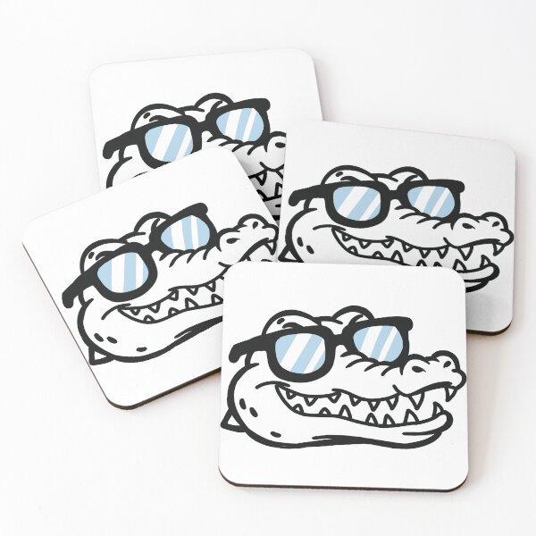Item preview, Cool crocodile with Sunglasses – Funny crocodile Head Cartoon designed and sold by holywarter.