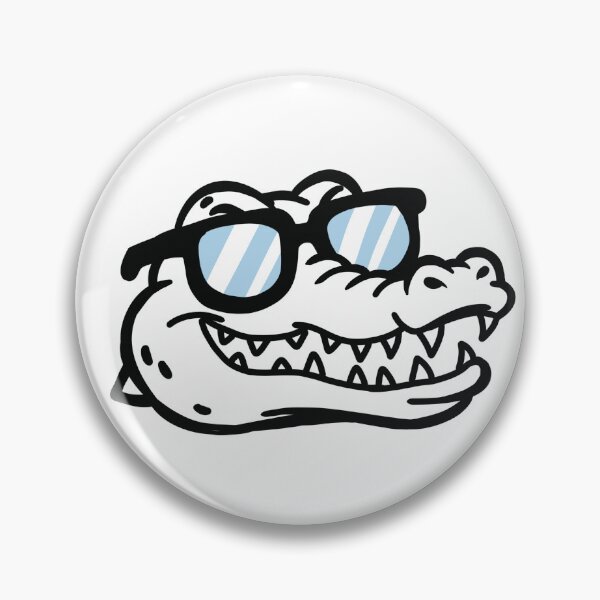Item preview, Cool crocodile with Sunglasses – Funny crocodile Head Cartoon designed and sold by holywarter.
