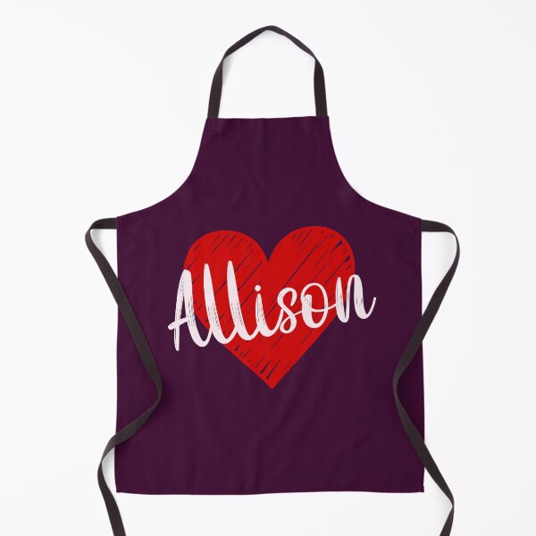 Item preview, Allison Name Red Heart  designed and sold by Jeallan Designs.