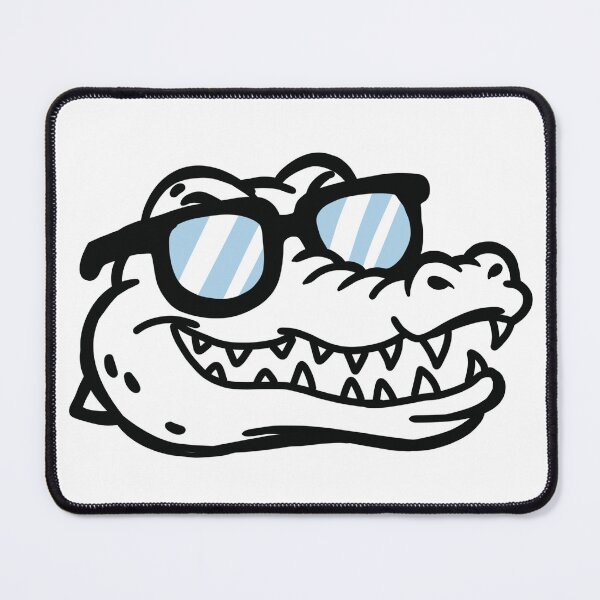 Item preview, Cool crocodile with Sunglasses – Funny crocodile Head Cartoon designed and sold by holywarter.