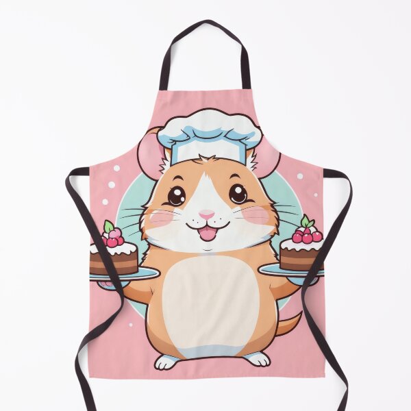 Item preview,  Kawaii Hamster Chef – Cute Chibi Animal with Cakes & Pastel Colors designed and sold by Visualynx.