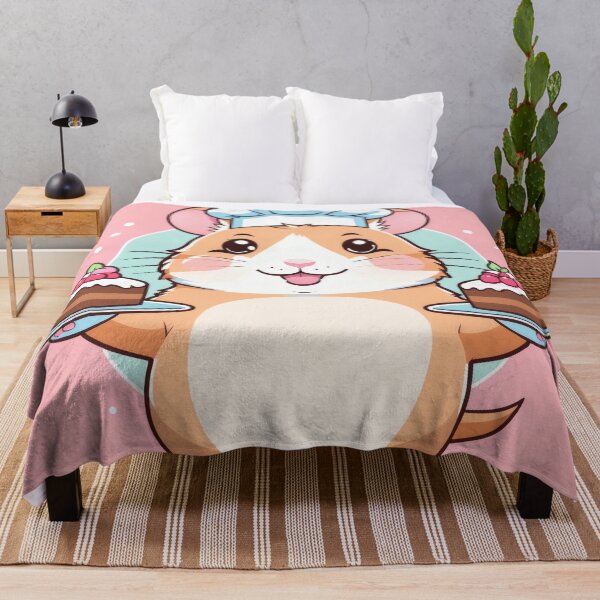 Item preview, Kawaii Hamster Chef – Cute Chibi Animal with Cakes & Pastel Colors designed and sold by Visualynx.