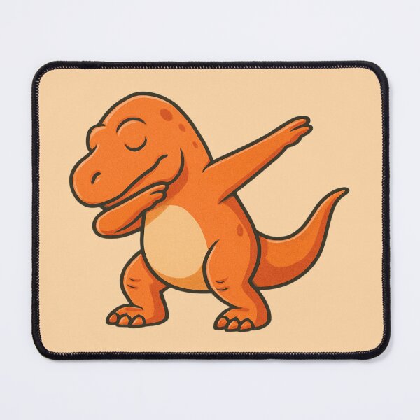 Item preview, Dabbing T-Rex – Funny Orange Dinosaur designed and sold by Ivy-Triggs.