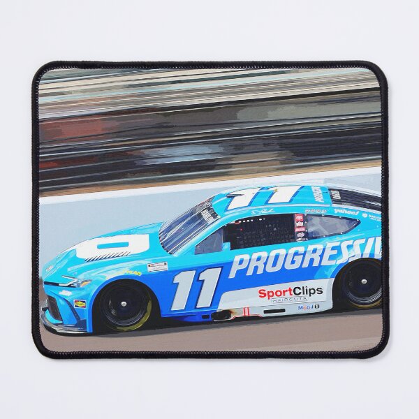 Item preview, Denny Hamlin racing his 2025 Nascar Cupcar on the Indianapolis Motor Speedway watercolor designed and sold by Rodissimus1984.