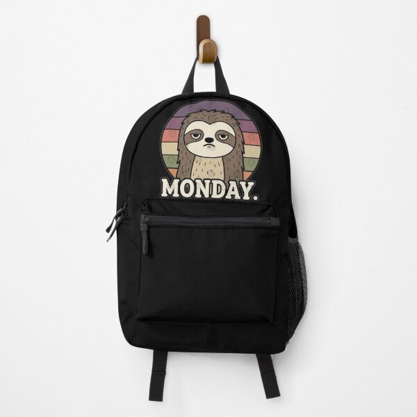 Item preview, Sleepy Sloth Monday – Funny Lazy Morning Vintage Design designed and sold by Dogandesighn.