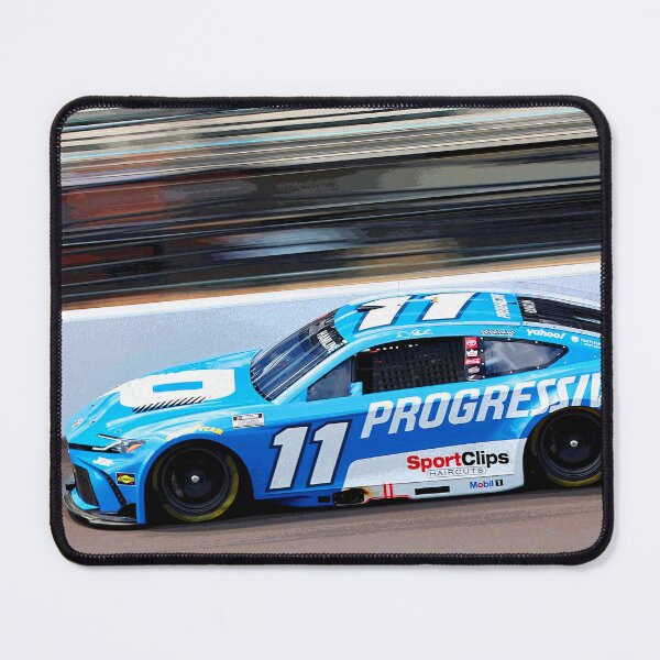 Item preview, Denny Hamlin racing his 2025 Nascar Cupcar on the Indianapolis Motor Speedway abstract designed and sold by Rodissimus1984.