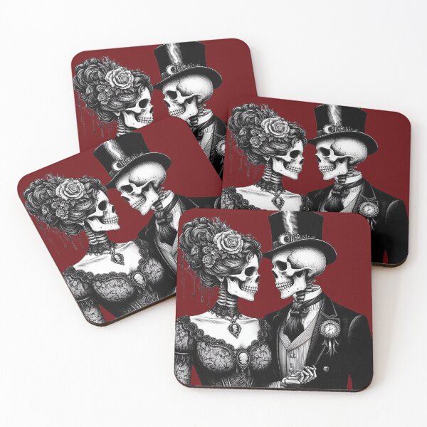 Item preview, Skeleton Lovers – Cute Romantic Couple designed and sold by Roberta Calabrese.