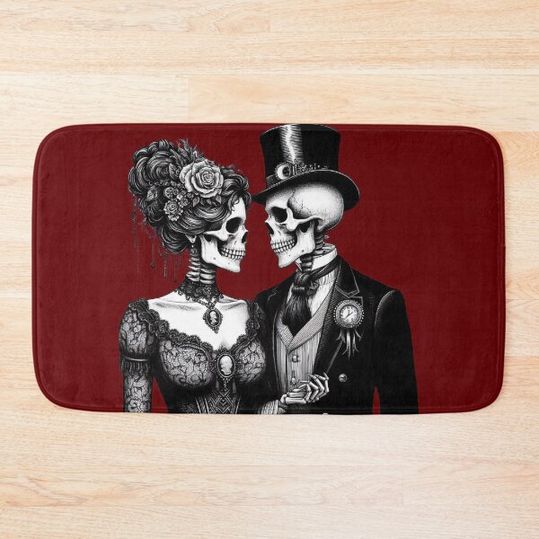 Item preview, Skeleton Lovers – Cute Romantic Couple designed and sold by Roberta Calabrese.