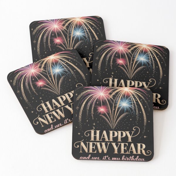 Item preview, Funny Happy New Year and Yes Its My Birthday Celebration  designed and sold by RoyTill0Art.