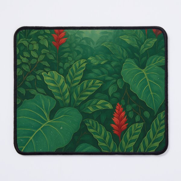Item preview, Tropical Canopy Pattern – Undergrowth Layers, Misty Dawn Glow designed and sold by Artsy-With.